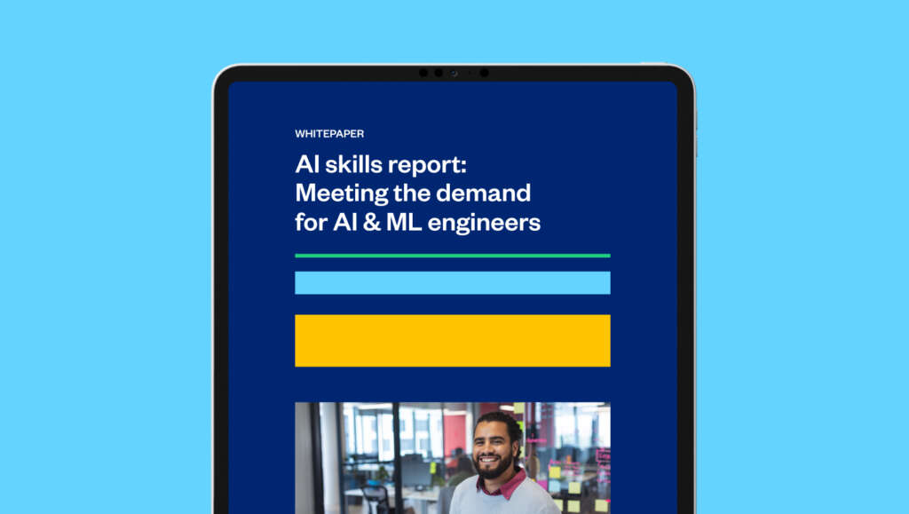 AI Skills Report whitepaper cover image