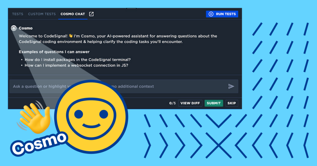 Cosmo chat screenshot